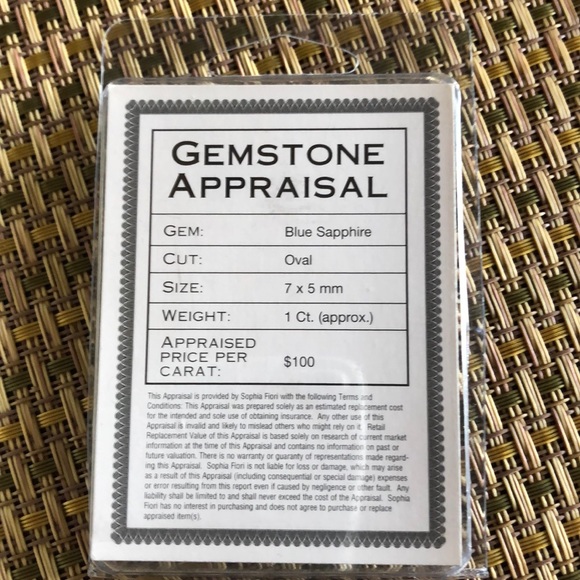 💙NIB 1-Carat Midnight Sapphire loose stone - Picture 2 of 3